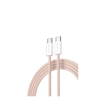 Obrázok produktu pre Nabíjací kábel Smart EC325 PD USB-C - USB-C 1,0 m 60W 3A čierny - dátový kábel 1 m ružový
