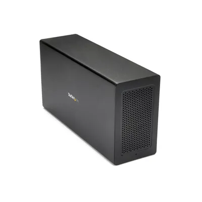 Produktbild von StarTech.com Thunderbolt 3 PCIe Expansion Chassis, External Enclosure Box with 1x PCI-Express Slot, 5K/4K Output Via TB3/DP Ports, TAA - Systembus-Erweiterung - DP - 65 Watt - für P/N: TB3DK2DPM2, TB3DOCK2DPPD, TB3DOCK2DPPU