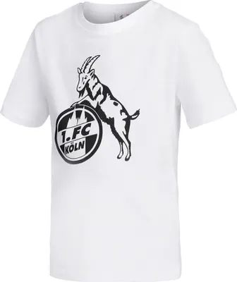 Produktbild von 1. FC Köln T-Shirt „Basic weiß schwarz" Gr. 4XL