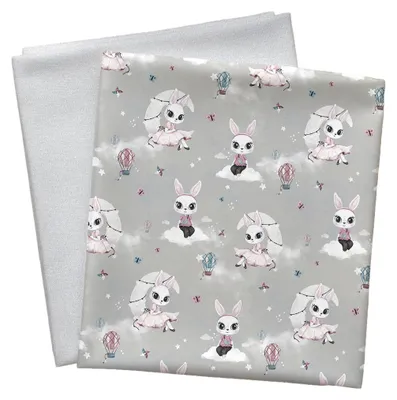 Produktbild von Stoffpaket Kinder 0,5x1,5m Jersey + 0,5x0,7m Bündchen Nähpaket Kinderkleidung