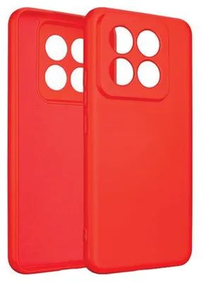 Image de Beline Case Silicone Xiaomi 14 Pro Rouge/Rouge
