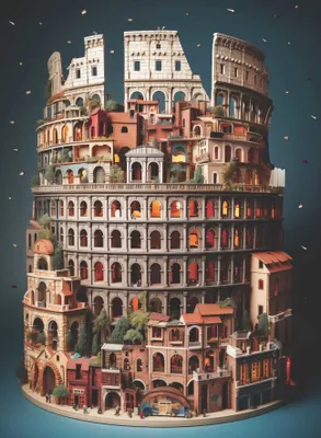 Immagine prodotto di Puzzle Anatolico - Yasin Yemen: Colosseo - 1000 dielov