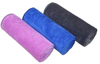 Produktbild von Famanu Mikrofaser Sporthandtücher - Schnell trocknend und absorbierend für Fitness, Yoga und Camping - 3 Stück