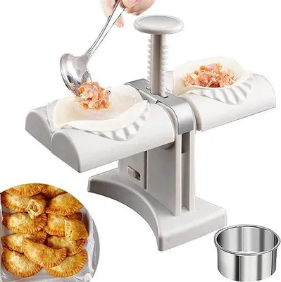 Zdjęcie produktu dla Zestaw do automatycznego formowania ciasta, urządzenie do robienia makaronu, szybkie i łatwe w użyciu do produkcji pierogów i empanad