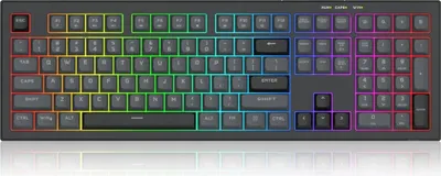 Produktbild von REDRAGON K518-RGB-GB Crux, Kabelgebunden, USB, Membran Key Switch, Schwarz