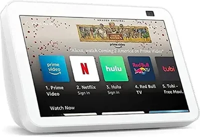 Produktbild von Amazon Echo Show 8 (2. Gen.) glacier white