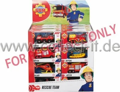 Produktbild von Feuerwehrmann Sam Fahrzeug 1:64 Mix