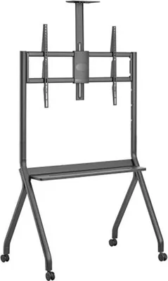 Produktbild von AISENS FT86FE-369, 139,7 cm (55"), 2,54 m (100"), 200 x 200 mm, 900 x 600 mm, Stahl, Schwarz
