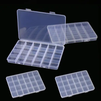 Produktbild von 4er Set Sortierbox 24 Gitter für Kleinteile & Schmuck