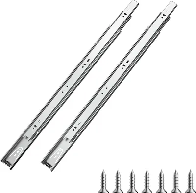 Immagine prodotto di Guide per cassetti VEVOR, 50 cm, robuste guide per cassettiere con montaggio laterale, guide per cassetti per la sostituzione fai da te