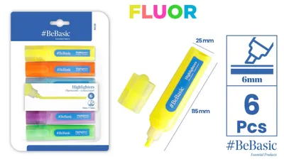 Immagine prodotto di Evidenziatore fluorescente 6 pezzi