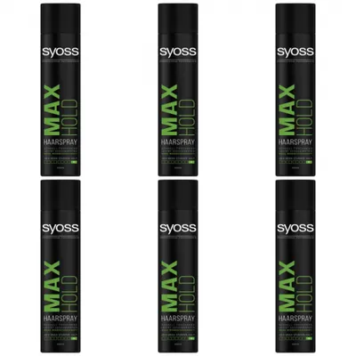 Produktbild von 6 x Syoss Max Hold Haarspray Haltegrad 5 400ml