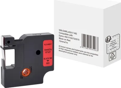 Produktbild von Schriftband wie Dymo S0720570 12mmx7m sw auf rt