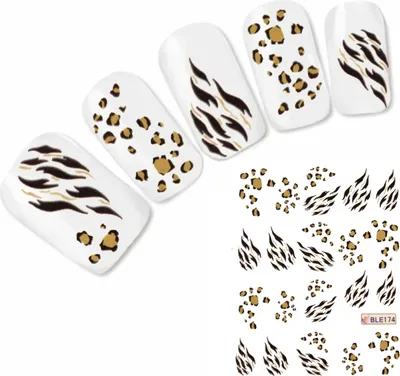Produktbild von Tattoo Muster Nail Art Aufkleber Motiv Nagel Sticker Neu!