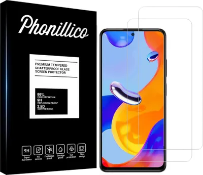 Immagine prodotto di Vetro temperato per Xiaomi REDMI NOTE 11 PRO / REDMI NOTE 11 PRO 5G [2 pezzi] Pellicola protettiva dello schermo Antigraffio Resistente al vetro Phonillico®