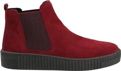 Produktbild von Gabor Damen Schaftstiefel ungefüttert bordeauxrot Gr. 31/2