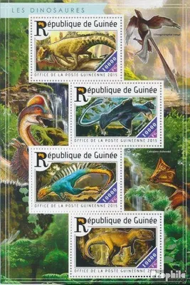 Produktbild von Briefmarken Guinea 2015 Mi 11043-11046 Kleinbogen (kompl. Ausgabe) postfrisch Dinosaurier