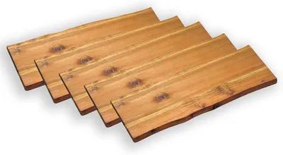 Immagine prodotto di KESPER | Set di 5 taglieri, materiale: legno di acacia, dimensioni: 53 x 19 x 2 cm, colore: marrone | 28505