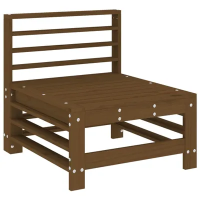 Produktbild von vidaXL Garten-Mittelsofa Honigbraun Massivholz Kiefer
