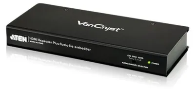 Image de ATEN VanCryst VC880 HDMI Repeater Plus Audio De-embedder - Extension pour vidéo/audio - jusqu'à 15 m (VC880-AT-G)