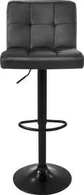 Obrázek produktu pro ML-Design sada 2 barových židlí Barová židle otočná o 360°, čalouněná barová židle s opěradlem a podnožkou, 63-83 cm