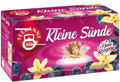 Produktbild von Teekanne Früchtetee Kleine Sünde 20er (1x45g Packung)