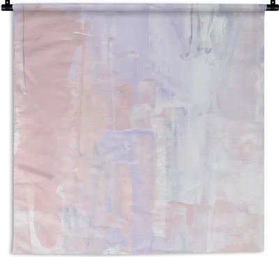Produktbild von MuchoWow® Wandteppich Wandbehang Farbe - Pastell - Gestaltung 60x60 cm Tapisserie Dekoration Wandtuch - Dekorationen - Wand Decke