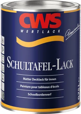 Produktbild von CWS WERTLACK Schultafel-Lack 0,75 Liter schwarz