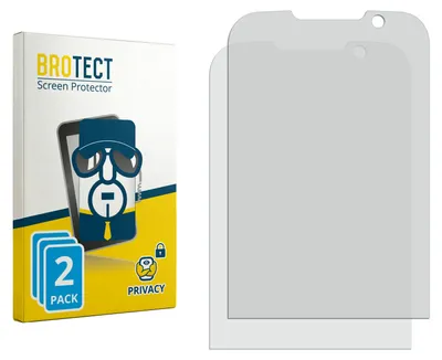 Produktbild von 2x BROTECT Sichtschutzfolie für Nokia 6303i classic Anti-Spy Privacy Sichtschutz Blickschutz Folie Blaulicht-Schutz