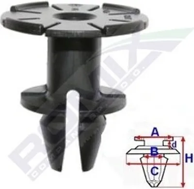 Immagine prodotto di ROMIX clip trim / modanatura di protezione C60410 per BMW 3 Touring (E91) 3 Berlina (E90)