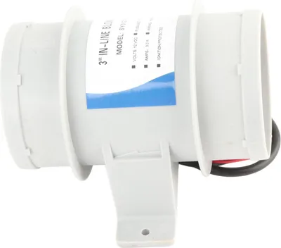 Obrázok produktu pre 3 palcový 12V tichý inline dúchadlo Inline Marine Bilge Air Blower pre jachty lode Cirkulácia vzduchu