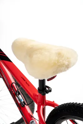 Image de Housse en cuir pour selle de vélo – Housse de selle en cuir de mouton naturel