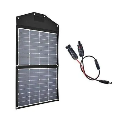 Produktbild von Faltbares 90W Solarpanel für Camping & Outdoor Powerstation mit MC4-DC5521