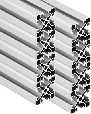 Produktbild von SCHMIDT systemprofile 8x 2000mm Aluminium Profil 40x40mm Nut 8 eloxiert