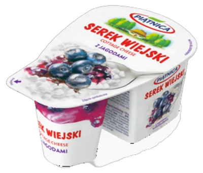 Zdjęcie produktu dla Piątnica Serek Wiejski Jagody 150 g