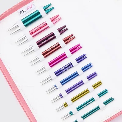 Produktbild von KnitPro Zing Regal: 11-teiliges Nadelset Alu für Anfänger & Fortgeschrittene