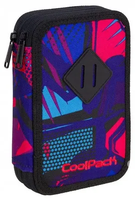 Produktbild von CoolPack Jumper Federmäppchen mit Ausstattung Pink Abstract