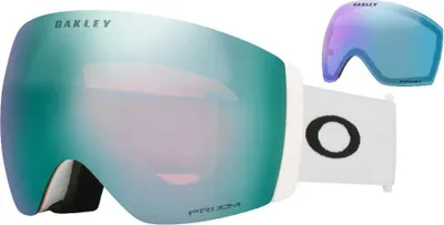 Produktbild von Oakley Goggles Flight Deck Pro L Skibrille Weiß Prizm Sapphire & Prizm Iced/CAT3+CAT2 Herren,Damen Weiß Prizm Sapphire & Prizm Iced/CAT3+CAT2