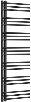 Immagine prodotto di Radiatore da bagno Burke - L/P - attacco asimmetrico da 50 mm - 513 W - nero opaco - 1500x500 mm