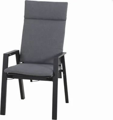Produktbild von Gartenstuhl siena GARDEN Valencia BHT 68x112x59 cm grau Stapelstuhl
