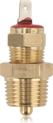 Immagine prodotto di Interruttore di temperatura del termostato della ventola di raffreddamento del radiatore del motore con filettatura NPT da 3/8 di pollice 185 - 200 ° F per ventole da 10 12 14 16 pollici