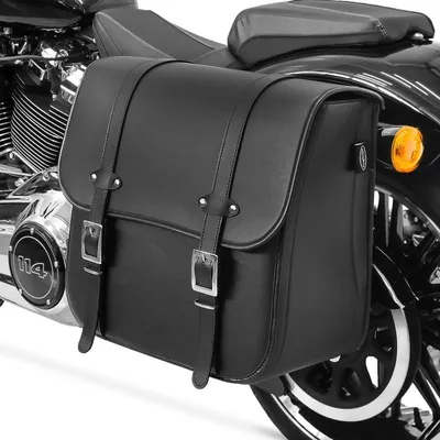 Zdjęcie produktu dla Torba pod siodło Amarillo 36L na chopper / custombike boczna torba CB2999