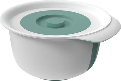 Produktbild von Rührschüssel 4 l (mit Zusatzbehälter 1,2 l) FRESH, Farbe:Mistletoe grün