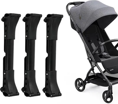 Produktbild von Set mit 3 Universal-Kinderwagenverbindungen für Doppelkinderwagen