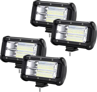 Obrázok produktu pre LED pracovné svetlo 4 * 72W 10-30V LED pomocné svetlomety Offroad svetlomety, 5400LM na pracovné svetlo IP67 reflektor SUV Truck UTV CEEDIR