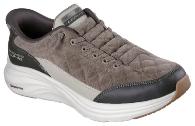 Obrázek produktu pro Pánské boty Skechers Contour Foam Cozy Fit Cordelux, slip-on, barva: olivová, velikost: 48,5 EU