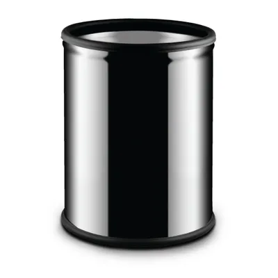 Image de Corbeille à papier en inox Alda Poubelle 45 L Poubelle 655
