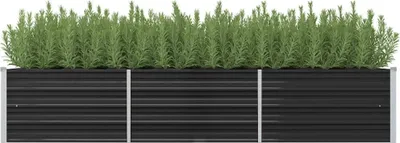 Immagine prodotto di Maison Exclusive - Aiuola rialzata da giardino antracite 240 x 80 x 45 cm Acciaio zincato