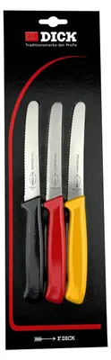 Image de F. DICK Allzweckmesser-Set Deutschland ProDynamic 3-tlg. Klinge 12 cm