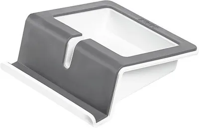 Produktbild von Tablet-Stand mit weichem Griff und Kabelhalter - Geeignet für Tablets und Smartphones